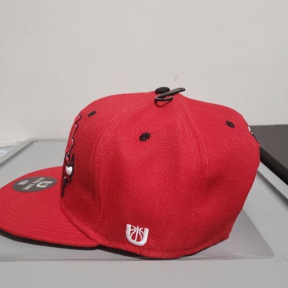 Chicago Bulls Mens Ultra Game NBA Unisex Snapback Hat OSFM Red NWT - Picture 3 of 11